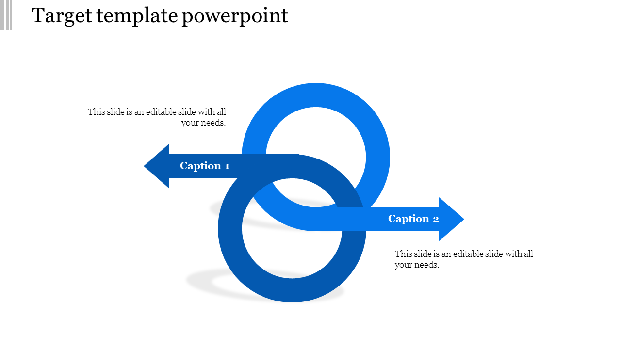 target template powerpoint-Blue